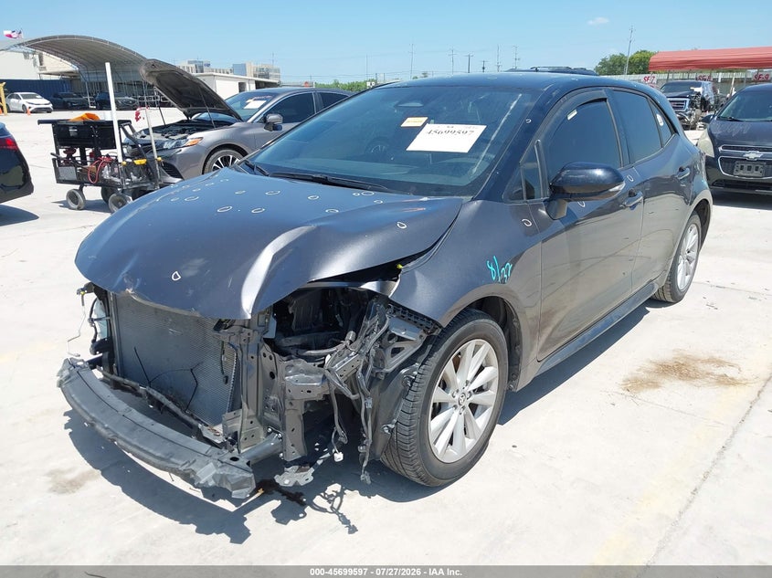 Vin: jtnd4mbe6p3208099, lot: 46198225, toyota corolla se 20232