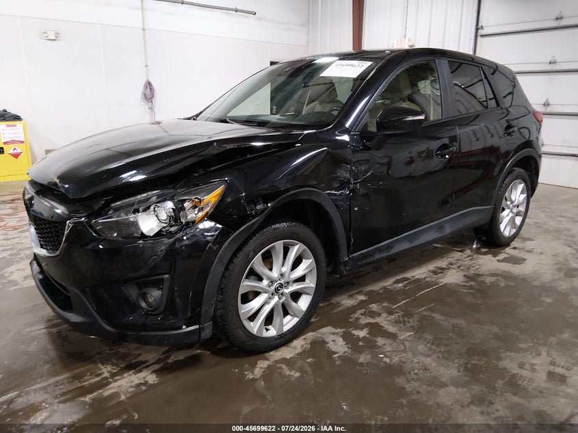 Vin: jm3ke4dy2f0516894, lot: 46198250, mazda cx-5 grand touring 20152
