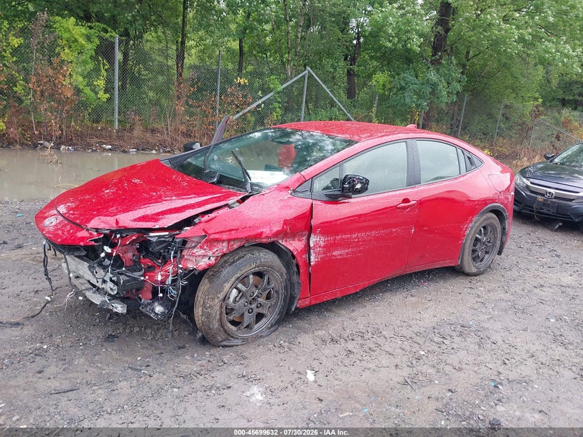 Vin: jtdacacu2s3044776, lot: 46198260, toyota prius plug-in hybrid se 20252
