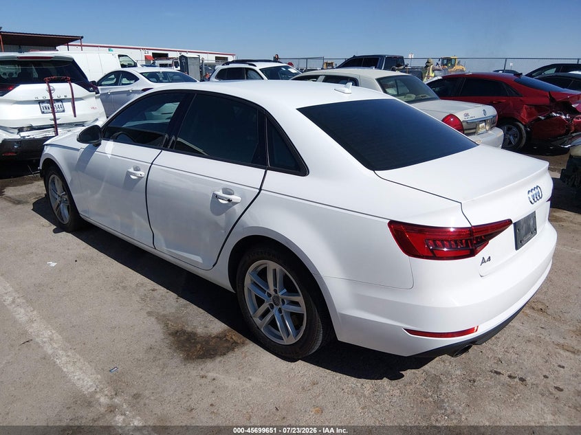 2017 AUDI A4 auction photo 3