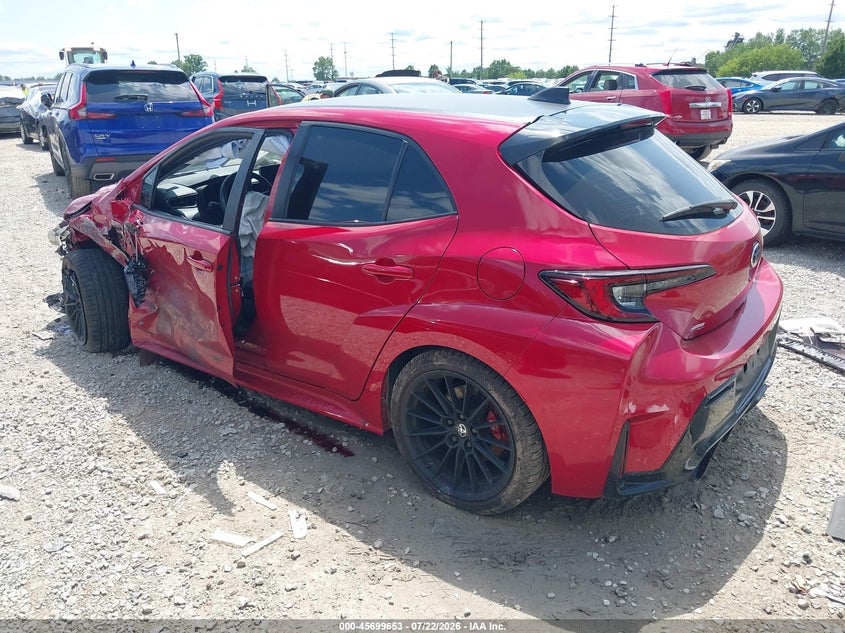 Vin: jtnabaae3sa017298, lot: 46198281, toyota gr corolla premium plus 20253