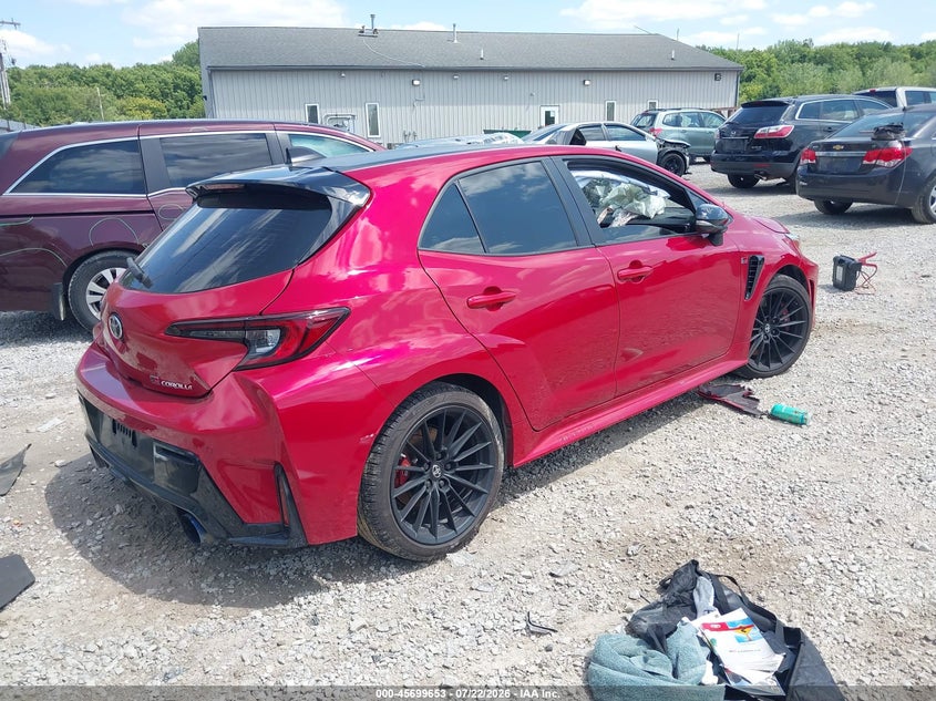Vin: jtnabaae3sa017298, lot: 46198281, toyota gr corolla premium plus 20254