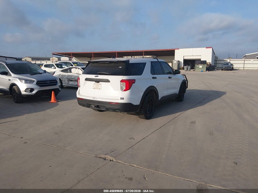 Vin: 1fm5k8ab0lgc51137, lot: 46198313, ford police interceptor utility 20204