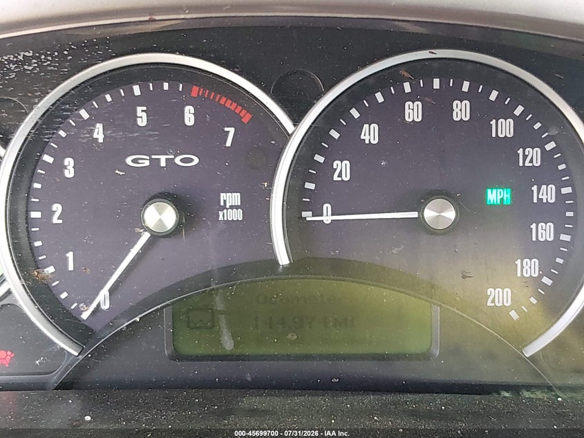 2004 PONTIAC GTO auction photo 7