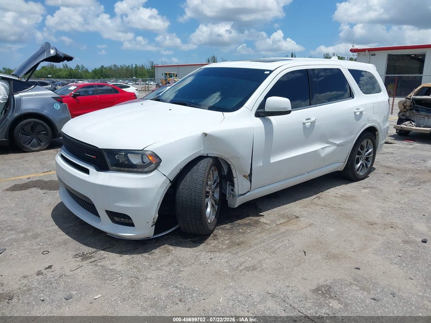 Vin: 1c4rdhdg1kc827010, lot: 46198330, dodge durango gt rwd 20192