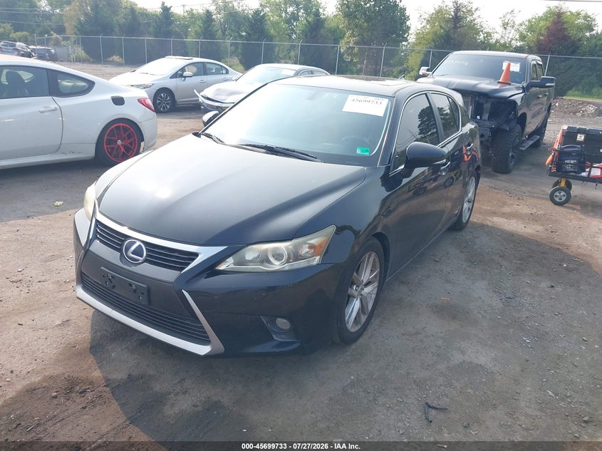 Vin: jthkd5bh4f2216989, lot: 46198361, lexus ct 200h 20152