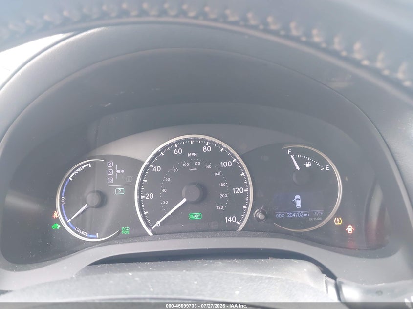 2015 LEXUS CT 200H auction photo 7