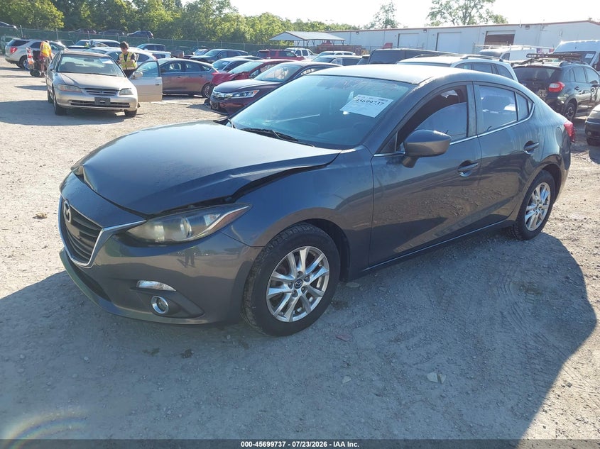 Vin: jm1bm1v70e1107365, lot: 46198366, mazda mazda3 i touring 20142