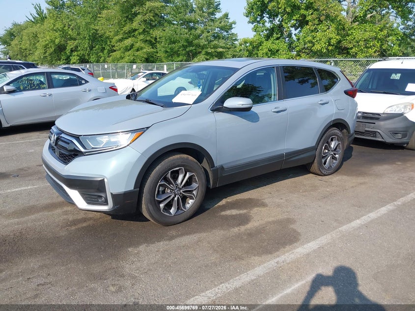 Vin: 2hkrw2h81mh681290, lot: 46198397, honda cr-v awd ex-l 20212