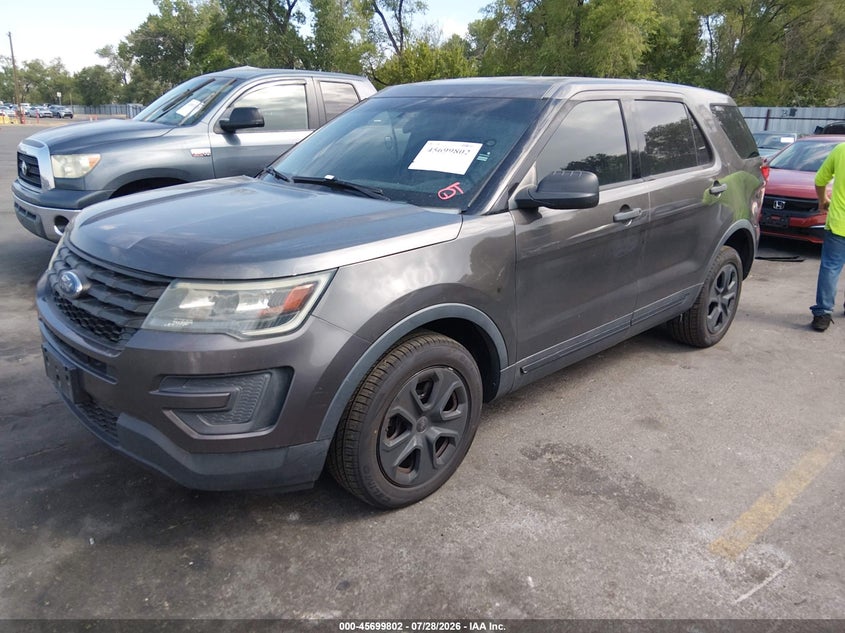 Vin: 1fm5k8ar9ggd05747, lot: 46198430, ford utility police interceptor 20162