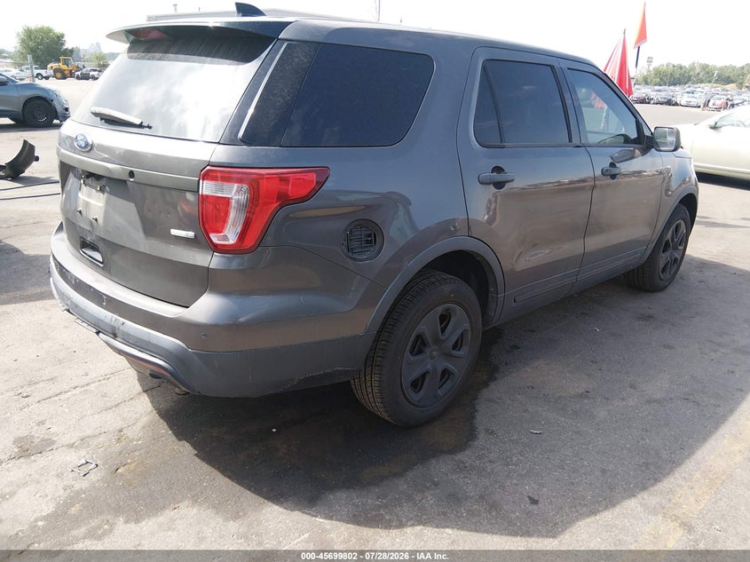 Vin: 1fm5k8ar9ggd05747, lot: 46198430, ford utility police interceptor 20164