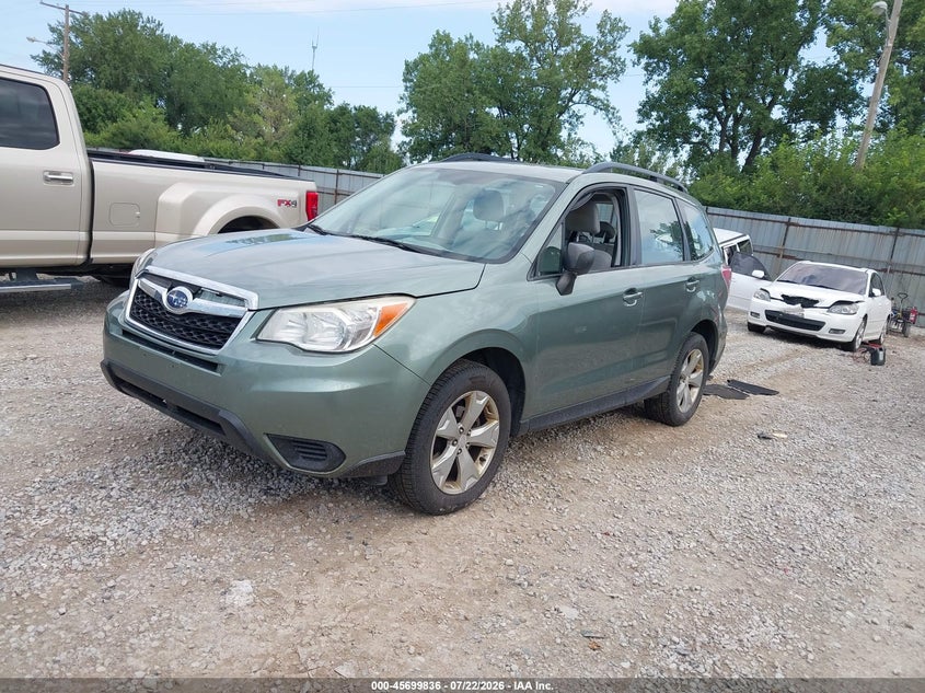 Vin: jf2sjabc4fh554706, lot: 46198464, subaru forester 2.5i 20152