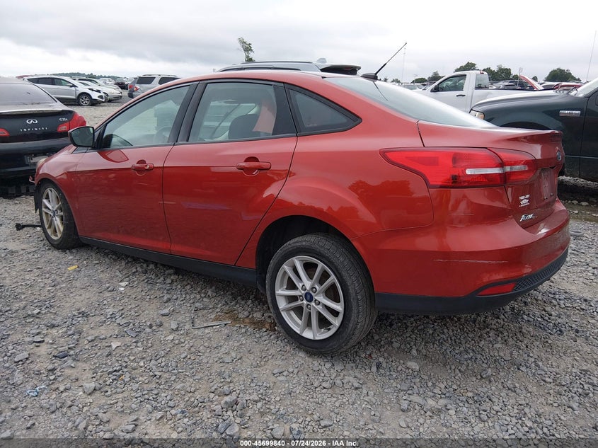 Vin: 1fadp3f26jl243521, lot: 46198467, ford focus se 20183