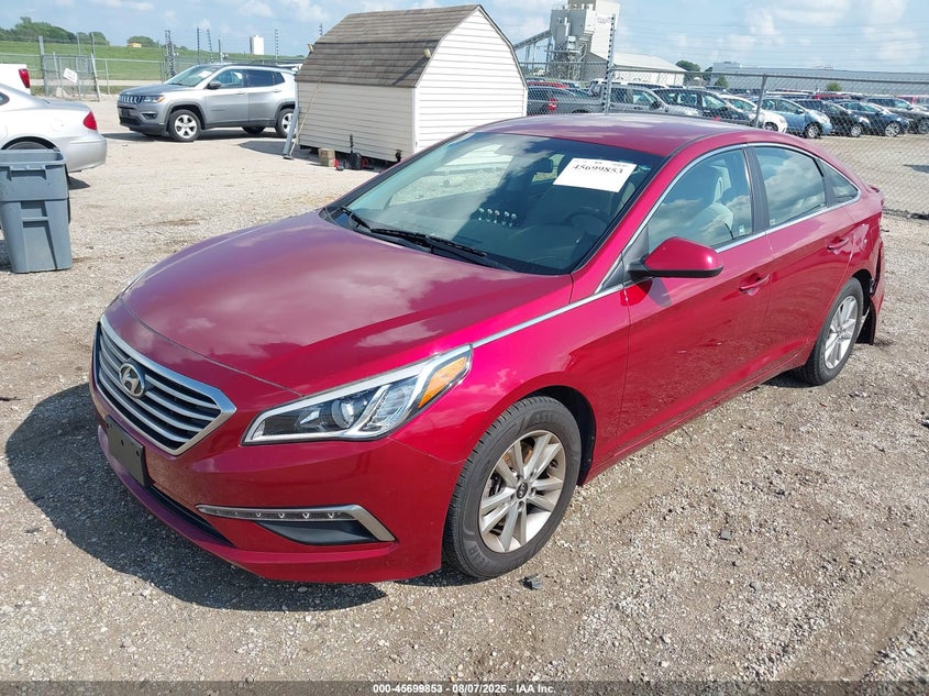 Vin: 5npe24af4fh128389, lot: 46198481, hyundai sonata se 20152