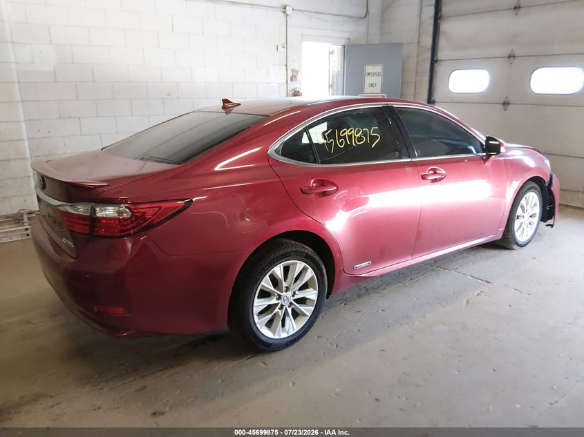 Vin: jthbw1gg8d2010641, lot: 46198503, lexus es 300h 20134