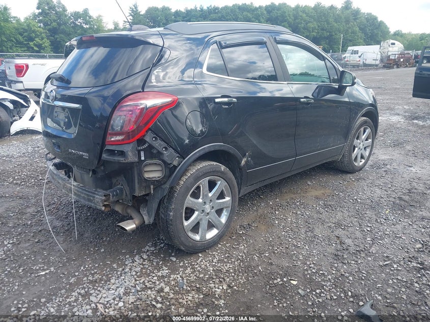 Vin: kl4cjhsb4hb101625, lot: 46198530, buick encore premium 20174