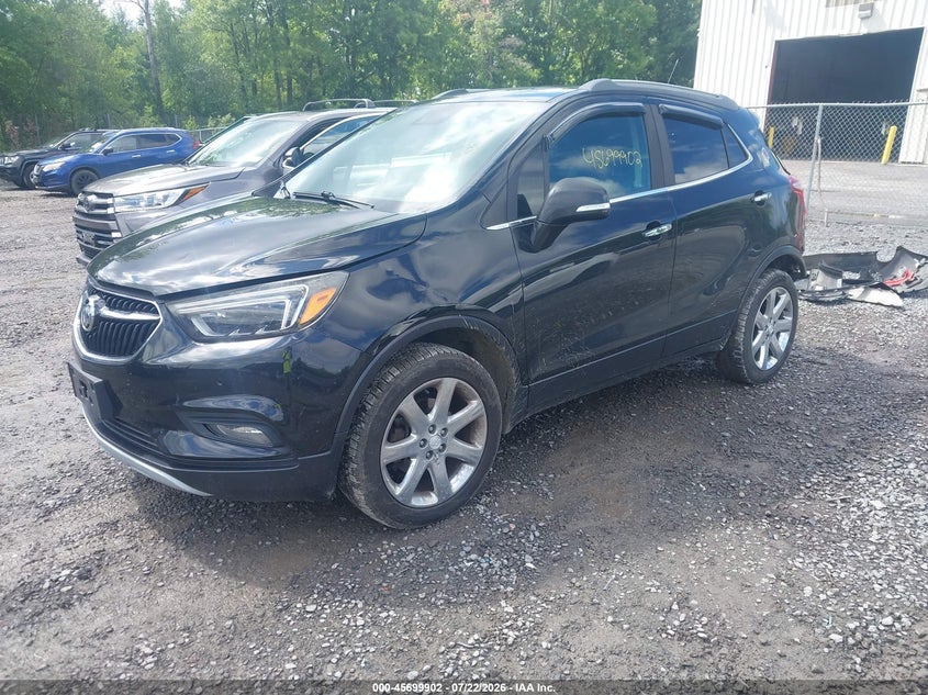 Vin: kl4cjhsb4hb101625, lot: 46198530, buick encore premium 20172