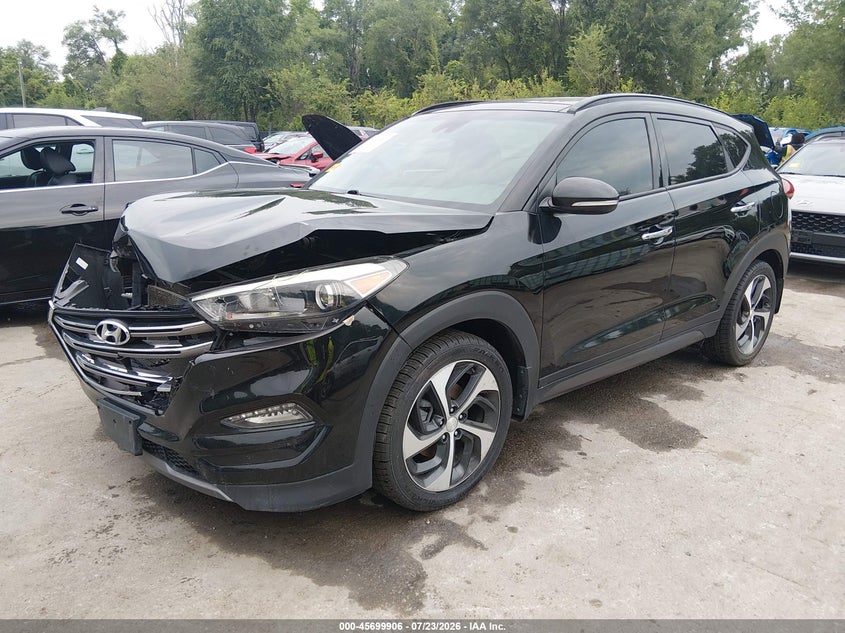 Vin: km8j3ca27gu136931, lot: 46198534, hyundai tucson limited 20162