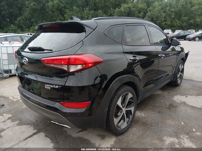 Vin: km8j3ca27gu136931, lot: 46198534, hyundai tucson limited 20164