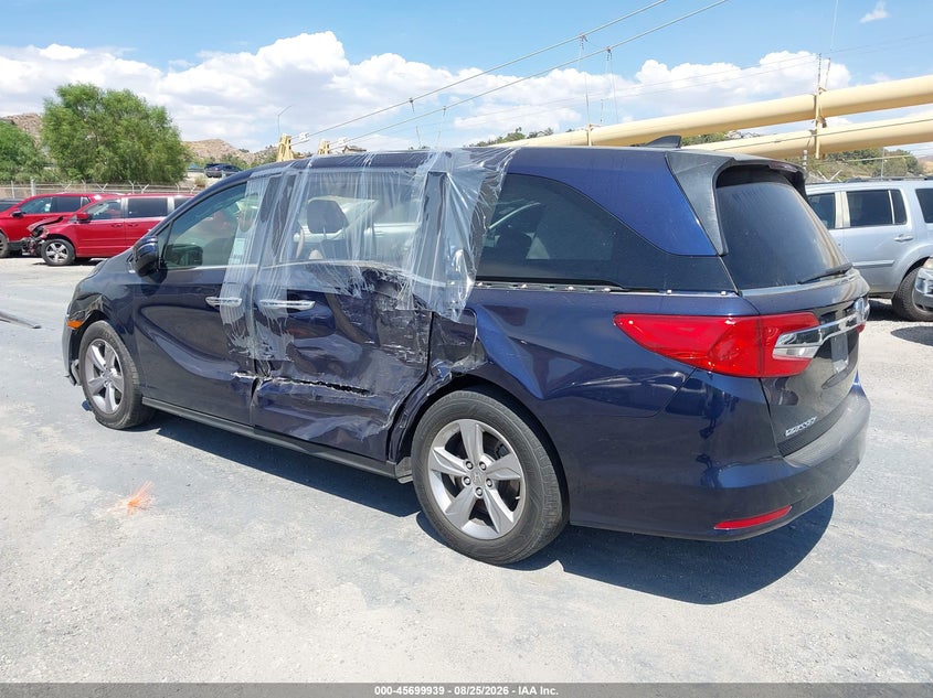 Vin: 5fnrl6h77kb123849, lot: 46198567, honda odyssey ex-l 20193