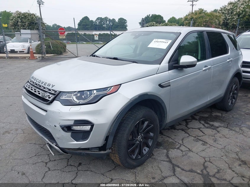 Vin: salcr2bg3hh655705, lot: 46198573, land rover discovery sport hse 20172