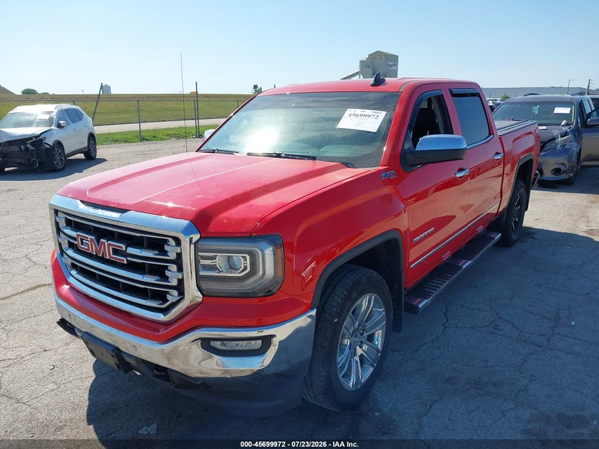Vin: 3gtu2nec3jg580790, lot: 46198600, gmc sierra 1500 slt 20182
