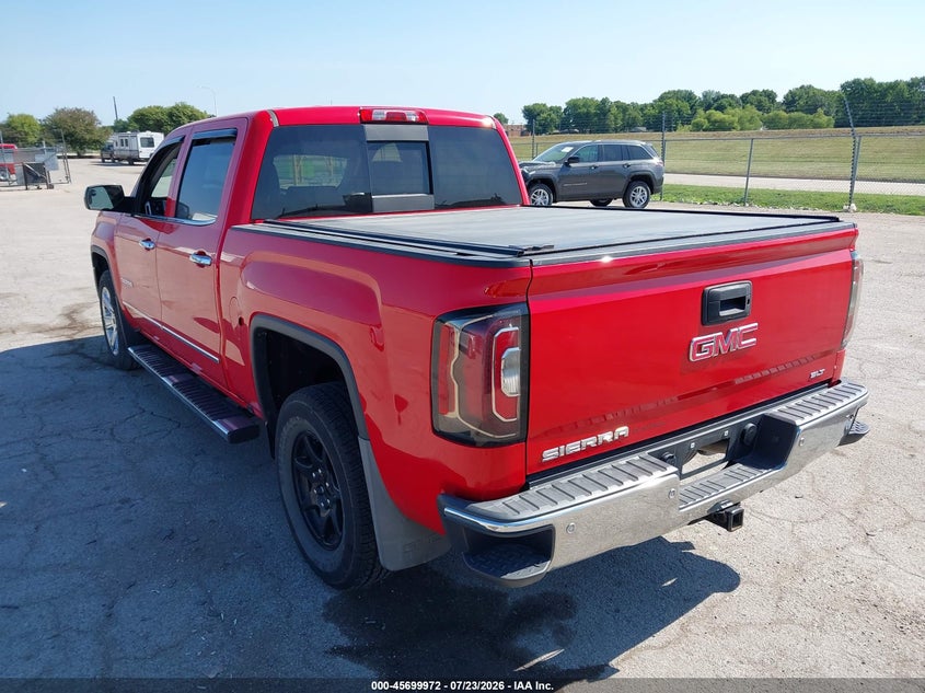 Vin: 3gtu2nec3jg580790, lot: 46198600, gmc sierra 1500 slt 20183