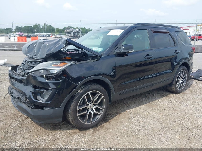 Vin: 1fm5k8gt4ggc02593, lot: 46198633, ford explorer sport 20162
