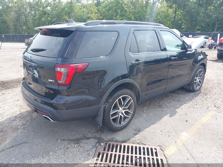 Vin: 1fm5k8gt4ggc02593, lot: 46198633, ford explorer sport 20164