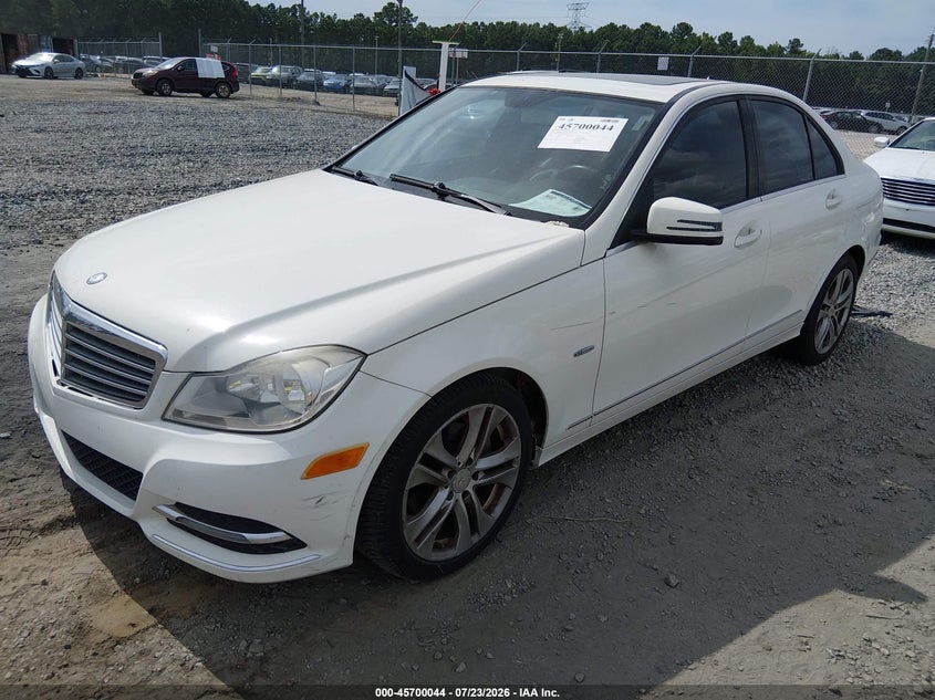 2012 MERCEDES-BENZ C 250 auction photo 2
