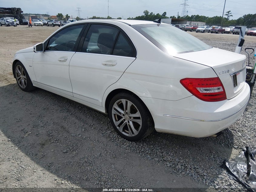 2012 MERCEDES-BENZ C 250 auction photo 3