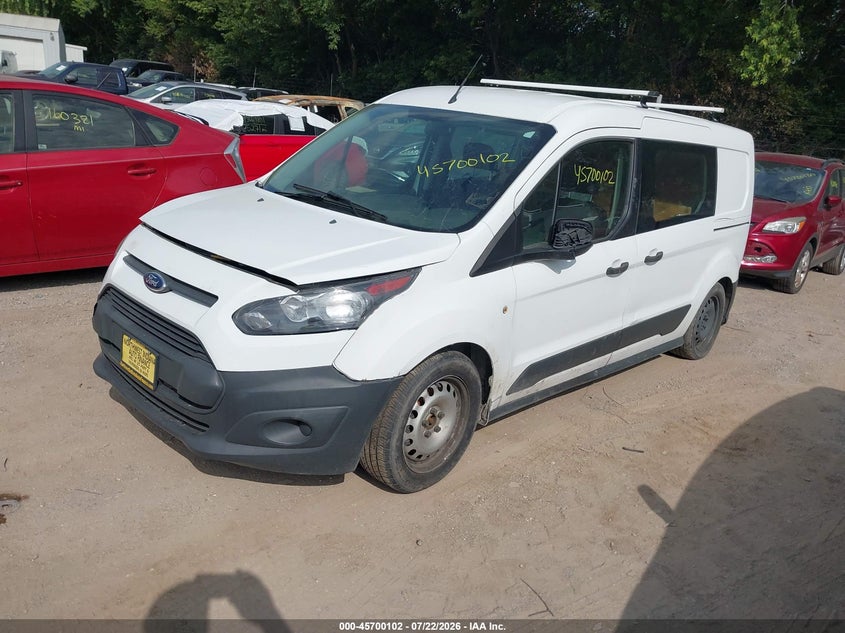 Vin: nm0ls7e76h1295114, lot: 46198730, ford transit connect xl 20172