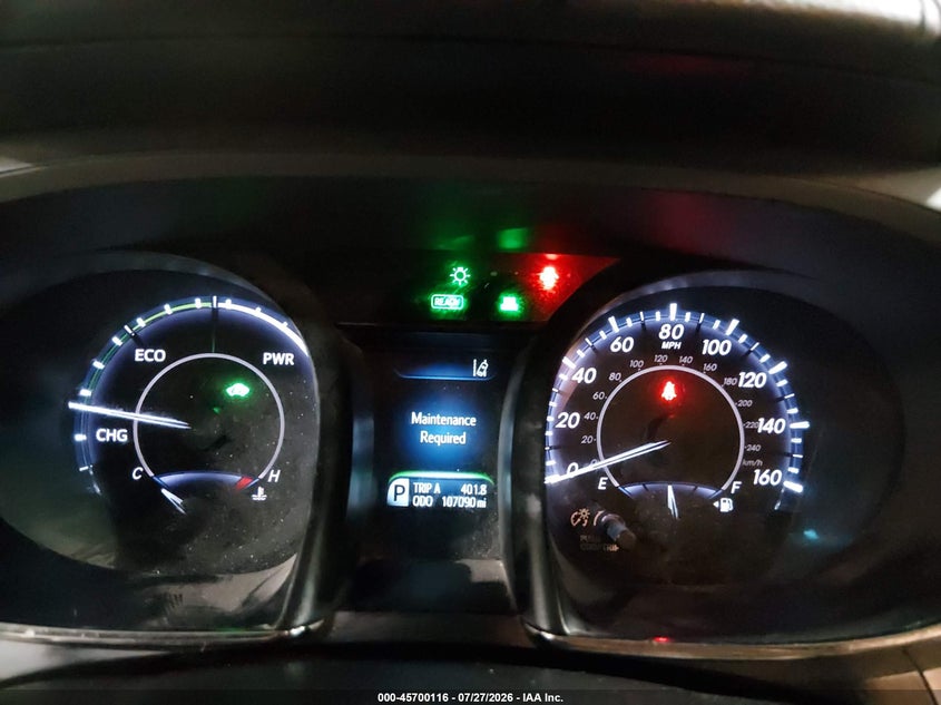 2017 TOYOTA AVALON HYBRID auction photo 7