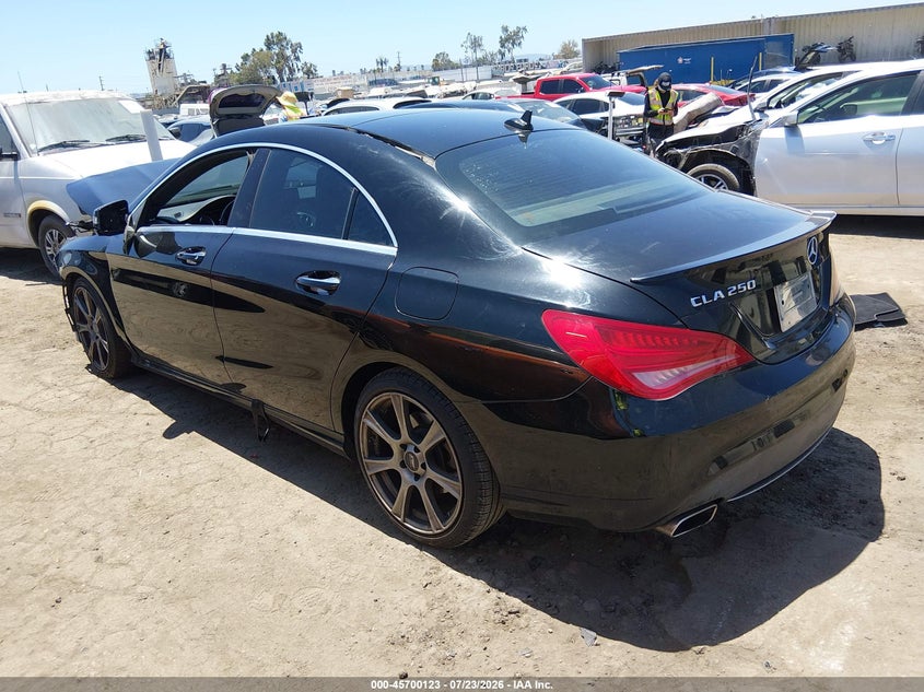 Vin: wddsj4eb4gn382771, lot: 46198751, mercedes-benz cla 250 20163