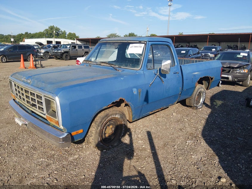 1985 DODGE D-SERIES auction photo 2