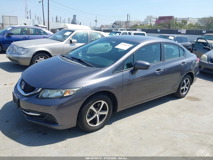 2015 HONDA CIVIC auction photo 2