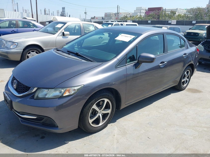 2015 HONDA CIVIC auction photo 6