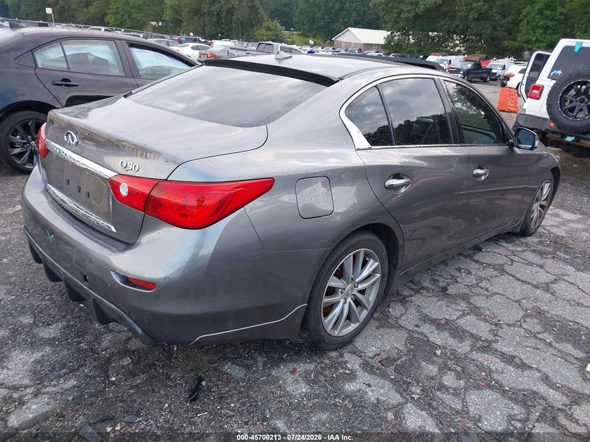 Vin: jn1bv7ap6em691469, lot: 46198841, infiniti q50 premium 20144