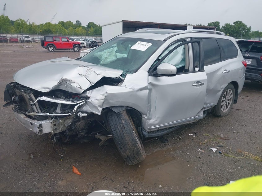 Vin: 5n1ar2mm5ec713027, lot: 46198846, nissan pathfinder sl 20142