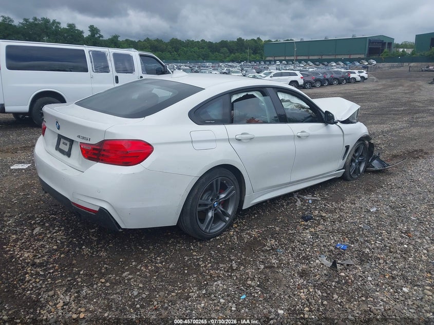 Vin: wba4b3c59gg528400, lot: 46198893, bmw 435i gran coupe xdrive 20164