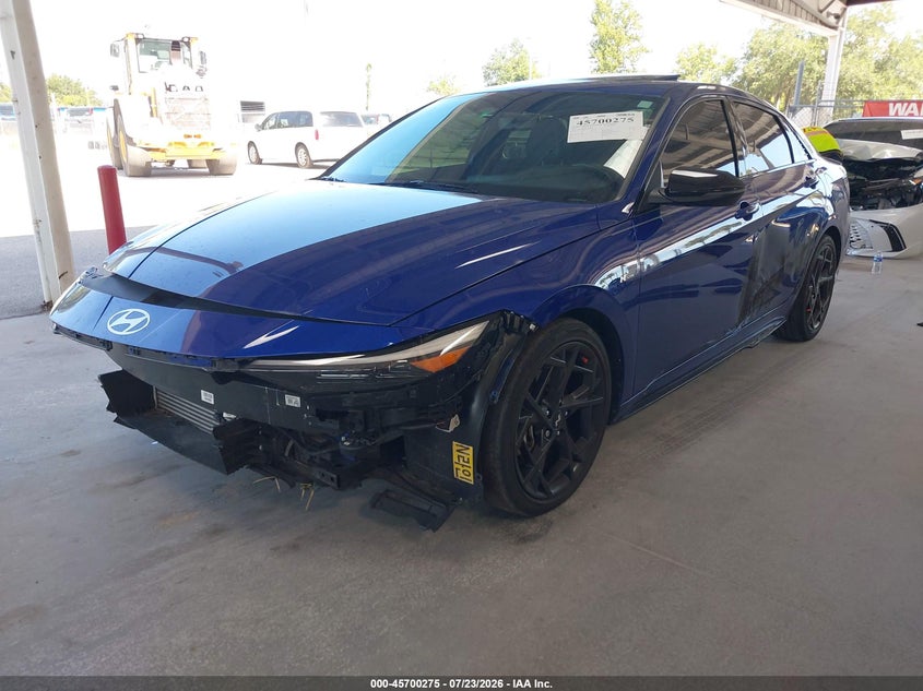 Vin: kmhlr4df4ru744906, lot: 46198903, hyundai elantra n line 20242