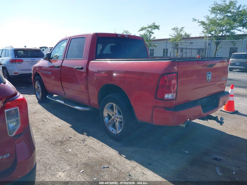 Vin: 1c6rd7kt3cs234371, lot: 46198910, ram 1500 express 20123