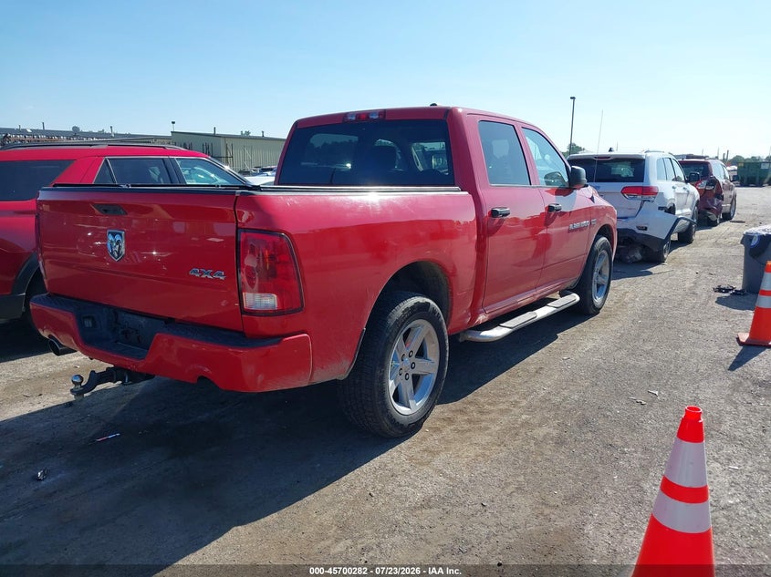 Vin: 1c6rd7kt3cs234371, lot: 46198910, ram 1500 express 20124