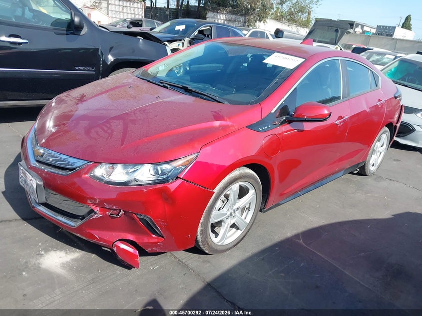 Vin: 1g1rc6s58ju136678, lot: 46198920, chevrolet volt lt 20182