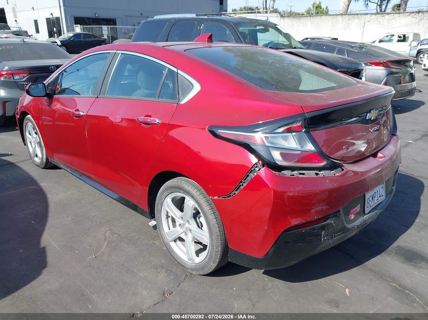 Vin: 1g1rc6s58ju136678, lot: 46198920, chevrolet volt lt 20183