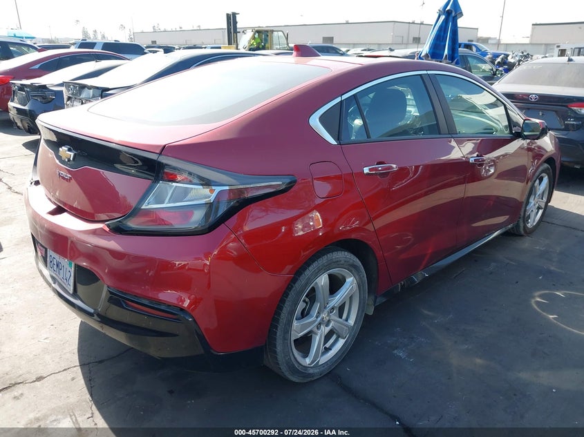 Vin: 1g1rc6s58ju136678, lot: 46198920, chevrolet volt lt 20184