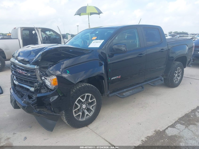 Vin: 1gtg6fen7m1265566, lot: 46198939, gmc canyon 4wd  short box at4 - cloth 20212