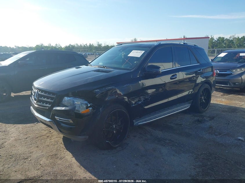 Vin: 4jgda5jb0fa592543, lot: 46198943, mercedes-benz ml 350 20152