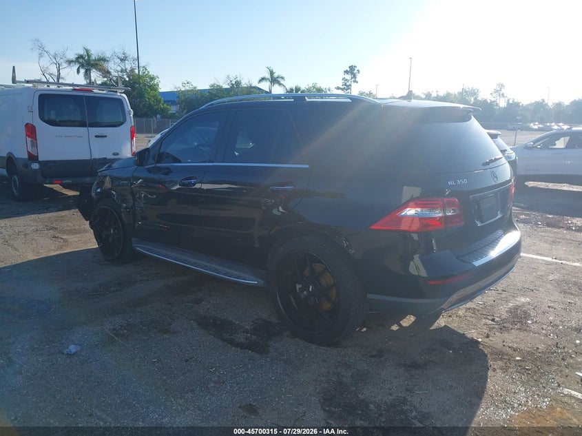 Vin: 4jgda5jb0fa592543, lot: 46198943, mercedes-benz ml 350 20153