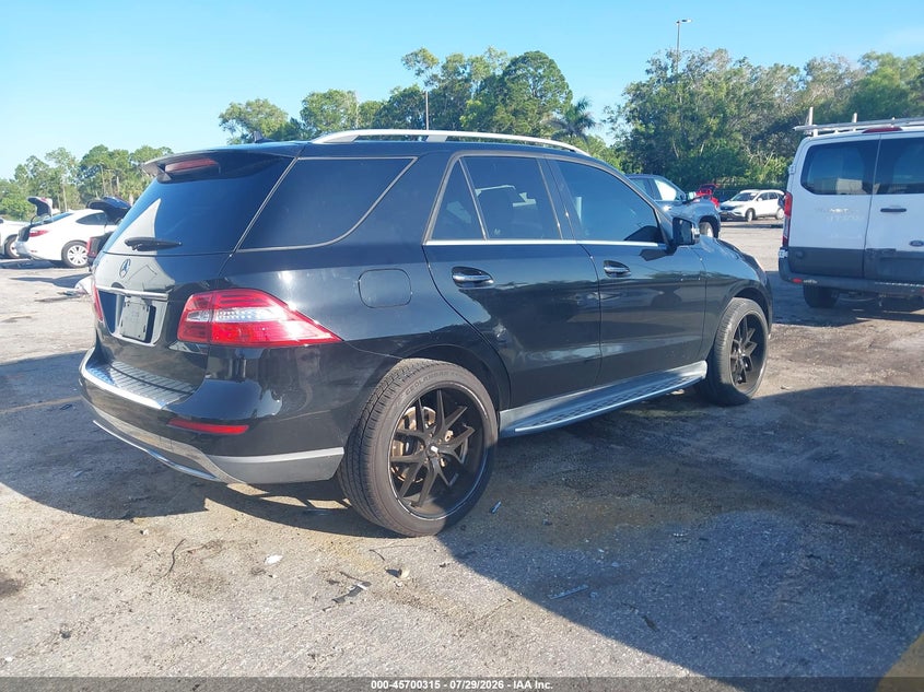 Vin: 4jgda5jb0fa592543, lot: 46198943, mercedes-benz ml 350 20154